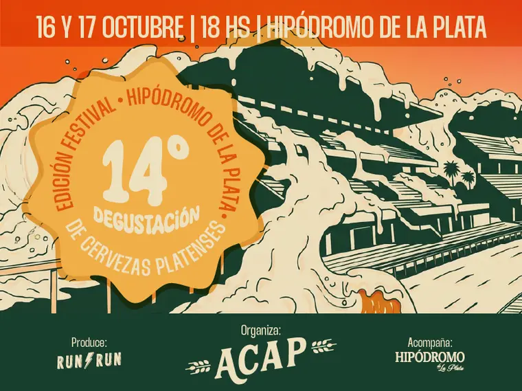Flyer: 14° Degustación de Cervezas Artesanales de la ACAP