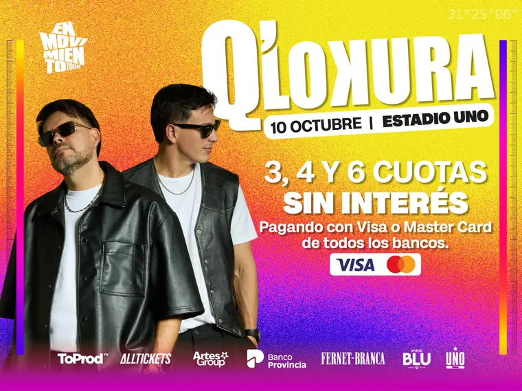 Flyer: Q'Lokura vuelve a La Plata