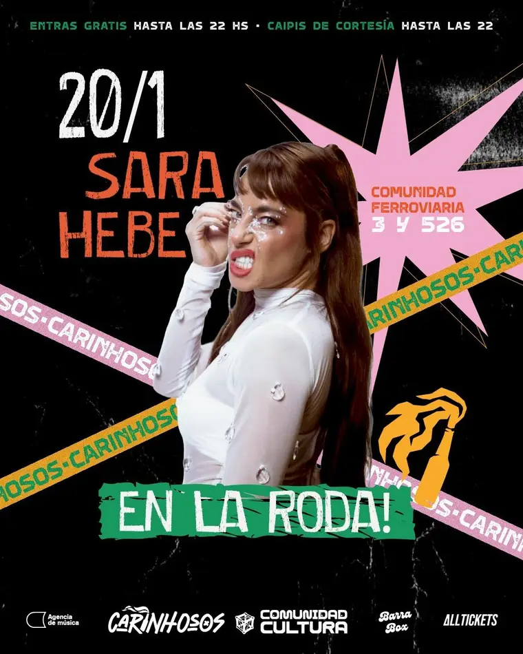 Flyer: Sara Hebe en la Roda